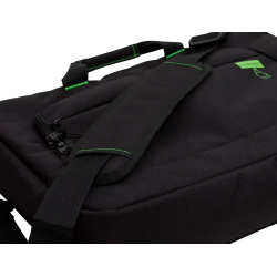 Maletin para portatil q-connect 17,2/' negro 1 asa 2 bolsillos exteriores polietileno reciclado