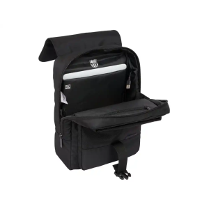 Mochila safta con solapa portatil 13,3''+usb f.c. barcelona premium black 120x290x390 mm