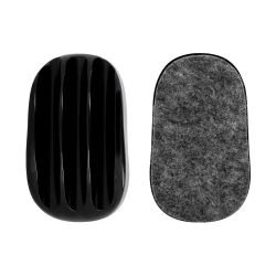 Borrador q-connect magnetico para pizarra blanca con 3 rotuladores azul negro y rojo