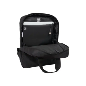 Mochila safta para portatil 13,3''+usb f.c. barcelona premium black 110x290x390 mm
