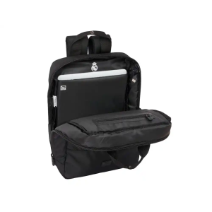 Mochila safta para portatil 13,3''+usb real madrid premium 110x290x390 mm