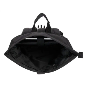 Mochila safta solapa para portatil 15,6'' f.c. barcelona premium black 130x290x420 mm