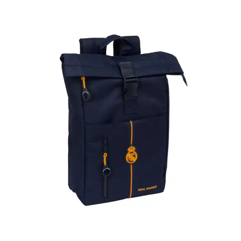 Mochila safta solapa para portatil 15,6'' real madrid 2 equipacion 24/25 130x280x420 mm
