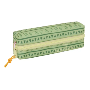 Bolso escolar portatodo safta rectangular con goma elastica 22cm mufasa 70x220x40 mm
