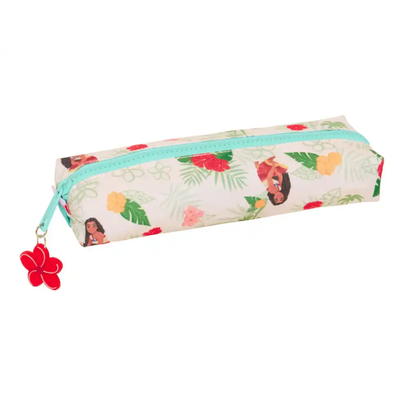 Bolso escolar portatodo safta rectangular con goma elastica 22cm vaiana 70x220x40 mm