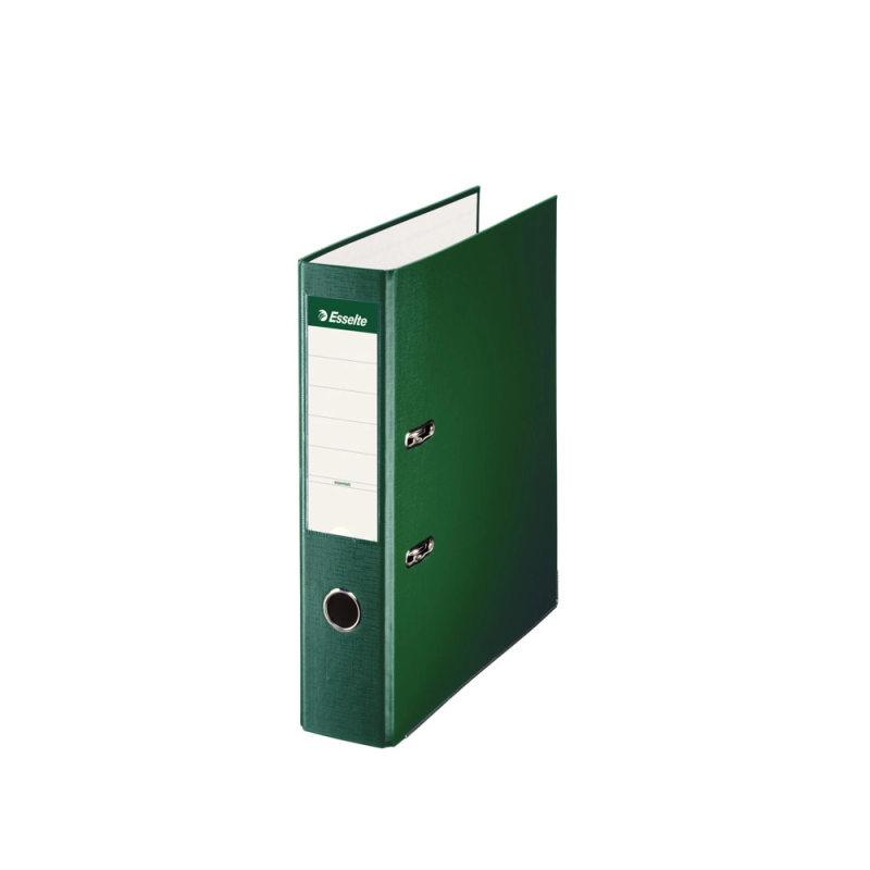 Archivador de palanca esselte plastico forrado din a4 lomo 75 mm verde
