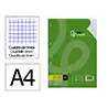 Recambio liderpapel a4 100 hojas 100gr cuadro 5mm con margen 4 taladros