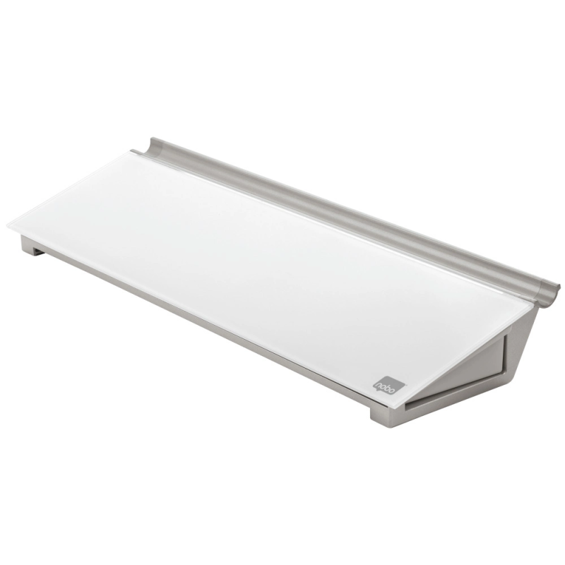 Bloc de notas sobremesa de cristal nobo diamond blanco 6x46x15 cm