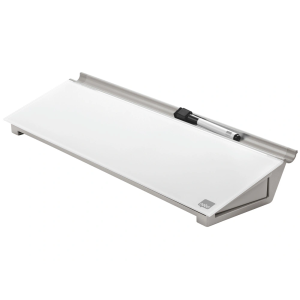 Bloc de notas sobremesa de cristal nobo diamond blanco 6x46x15 cm