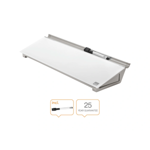 Bloc de notas sobremesa de cristal nobo diamond blanco 6x46x15 cm