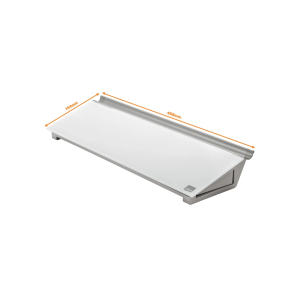 Bloc de notas sobremesa de cristal nobo diamond blanco 6x46x15 cm