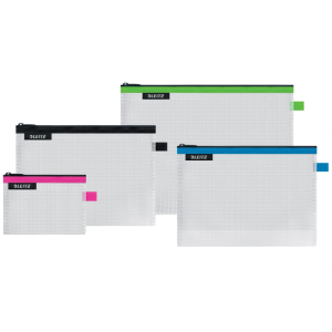 Bolsa de viaje leitz wow con cremallera resistente al agua color negro 240x170 mm