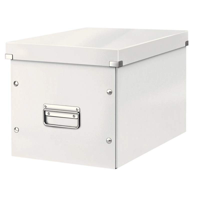 Caja almacenamiento leitz click & store cubica grande color blanco 320x360x310 mm