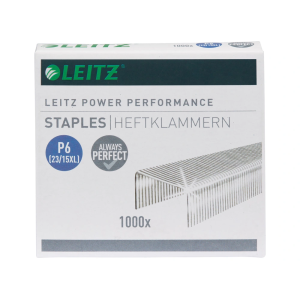 Grapas leitz 23/15 xl galvanizada caja de 1000 unidades
