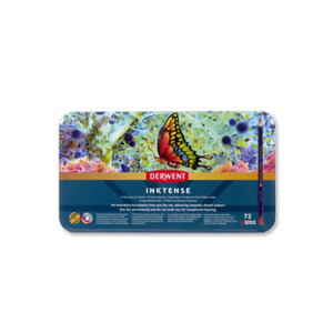 Lapices de colores derwent inktense caja metalica 72 unidades colores surtidos