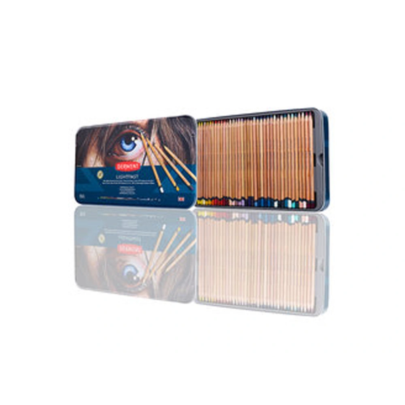 Lapices de colores derwent lightfast caja metalica 72 unidades colores surtidos