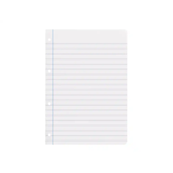 Recambio liderpapel a4 100 hojas 100gr pauta 3,5mm con margen 4 taladros