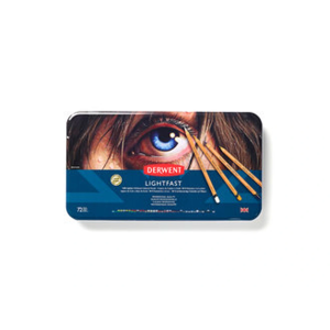 Lapices de colores derwent lightfast caja metalica 72 unidades colores surtidos