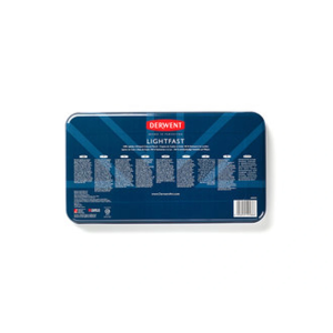 Lapices de colores derwent lightfast caja metalica 72 unidades colores surtidos