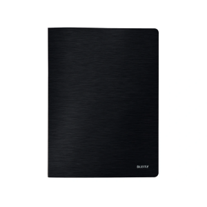 Carpeta leitz style escaparate din a4 40 fundas polipropieno negro satinado