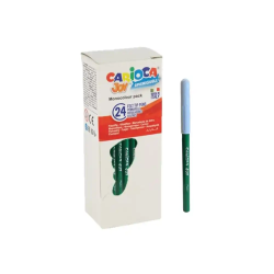 Rotulador carioca joy punta fina 2,8 mm lavable color verde