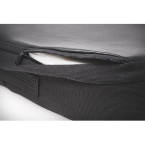 Cojin kensington ergonomico con espuma de viscoelastica color negro 355x74x21 mm