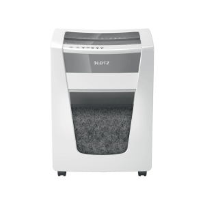 Destructora de documentos leitz iq office pro p4 blanco/plata