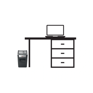 Destructora de documentos rexel momentum x410sl negro/plata