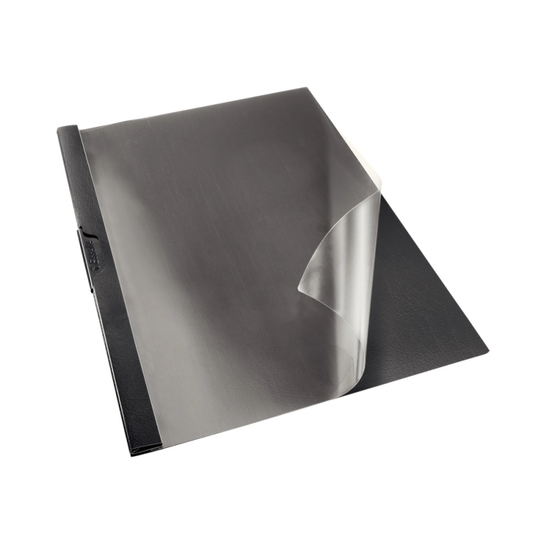 Carpeta dossier esselte pinza lateral din a4 negro capacidad 60 hojas