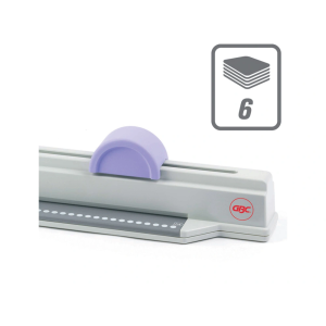 Encuadernadora clickman gbc perfora 6 hojas encuaderna 145 hojas