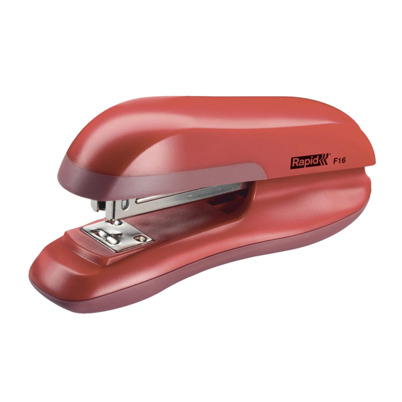 Grapadora rapid f16 capacidad 30 hojas usa grapas 24/6 y 26/6 color rojo