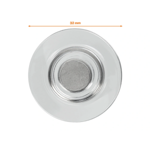 Iman para sujecion nobo 32 mm transparente 32 mm pack de 10 unidades