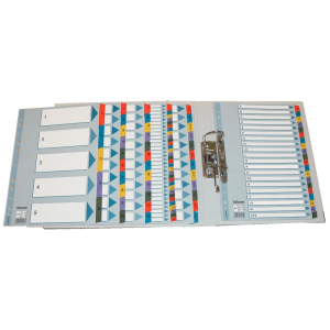Separador numerico esselte cartulina 1-31 juego de 31 separadores din a4 multitaladro