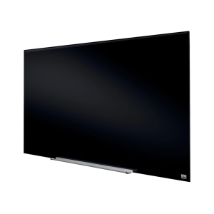 Pizarra cristal nobo impression pro 85/' magnetica negro 1883x1059 mm