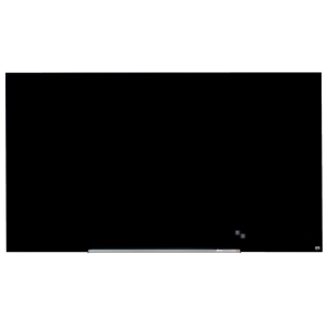 Pizarra cristal nobo impression pro 85/' magnetica negro 1883x1059 mm