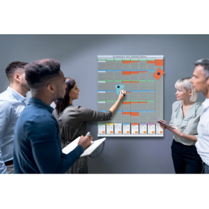 Ficha t para plannings nobo indice 3 cartulina 170 gr color verde pack de 100 unidades