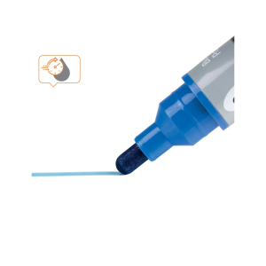 Rotulador nobo para pizarra blanca tinta liquida punta conica 3 mm azul caja de 10 unidades