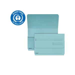 Subcarpeta cartulina esselte pocket folio color azul 275 gr