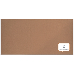 Pizarra corcho nobo essence marco aluminio 240x120 cm