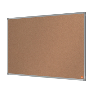 Pizarra corcho nobo essence marco aluminio 90x60 cm