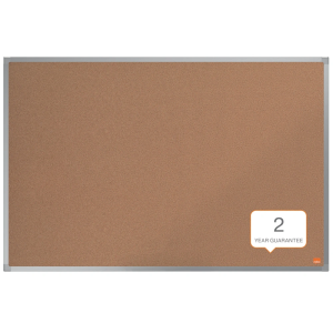 Pizarra corcho nobo essence marco aluminio 90x60 cm