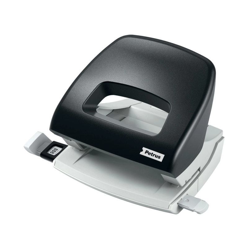 Taladrador petrus 80 color negro capacidad 10 hojas