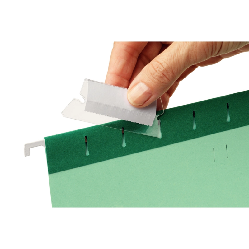 Visor carpeta colgante esselte plastico flexibles transparente 5 cm pack de 25 unidades