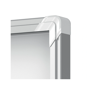 Vitrina de anuncios nobo premium plus con puerta corredera fondo magnetico 18 x din a4 hojas 997x1412x54 mm