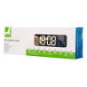 Reloj q-connect de pared y sobremesa digital con temperatura 230x35x70 mm