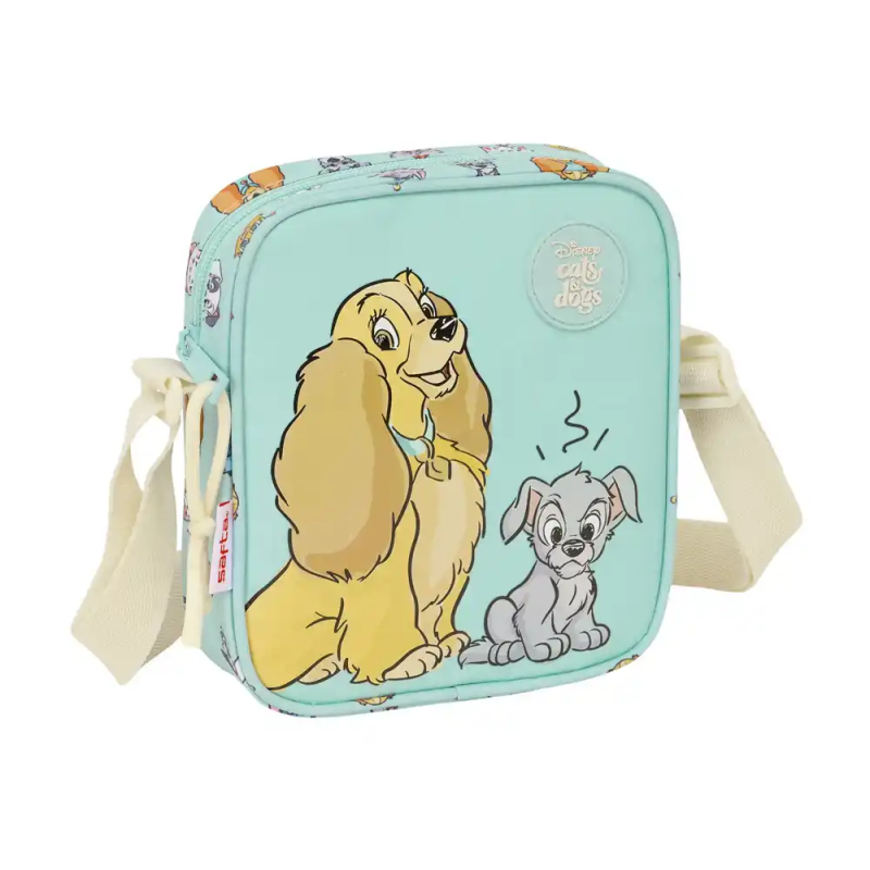 Bolso bandolera safta cats & dogs 180x160x40 mm