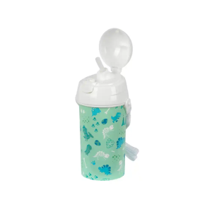 Botella portaliquidos safta 500ml apertura automatica con pajita safta preescolar 195x73x73 mm