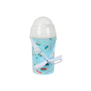 Botella portaliquidos safta 500ml apertura automatica con pajita safta preescolar 195x73x73 mm