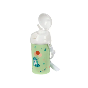 Botella portaliquidos safta 500ml apertura automatica con pajita safta preescolar 195x73x73 mm