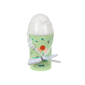 Botella portaliquidos safta 500ml apertura automatica con pajita safta preescolar 195x73x73 mm